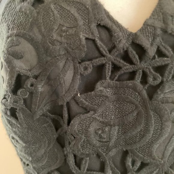 Club Monaco NEW black lace dress size 10 - Picture 5 of 8